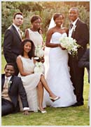 Bridesmaids and groomsmen